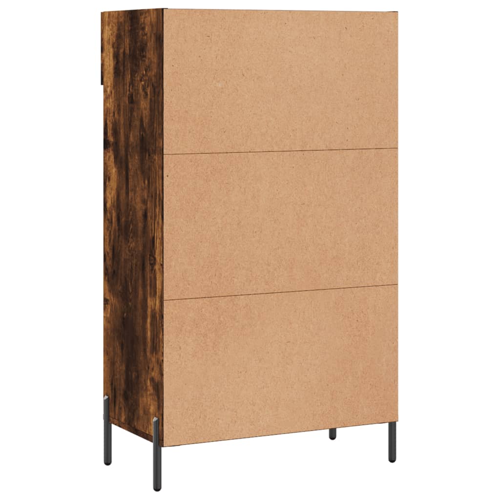 Schoenenkast 60x35x105 cm bewerkt hout gerookt eikenkleurig Kasten & opbergmeubelen | Creëer jouw Trendy Thuis | Gratis bezorgd & Retour | Trendy.nl