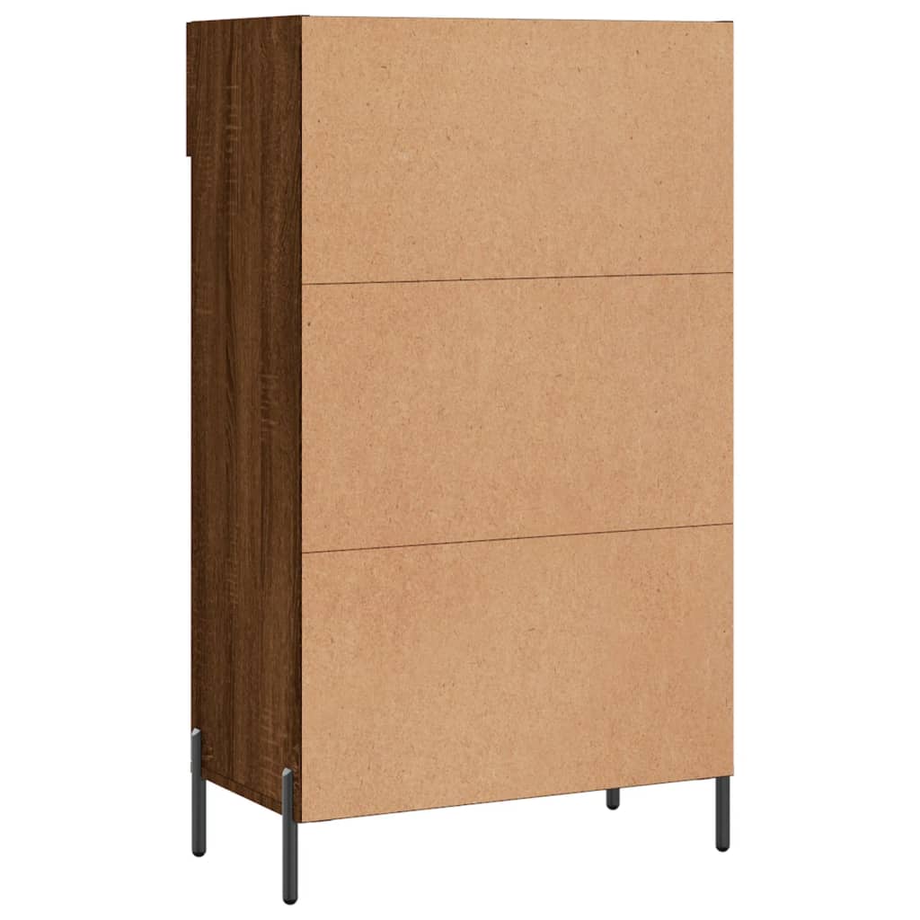 Schoenenkast 60x35x105 cm bewerkt hout bruin eikenkleur Kasten & opbergmeubelen | Creëer jouw Trendy Thuis | Gratis bezorgd & Retour | Trendy.nl