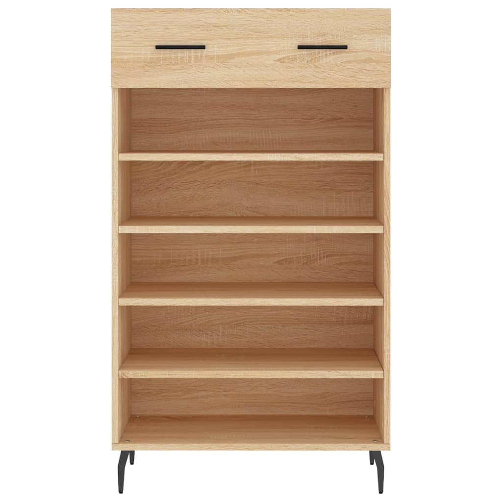 Schoenenkast 60x35x105 cm bewerkt hout sonoma eikenkleurig Kasten & opbergmeubelen | Creëer jouw Trendy Thuis | Gratis bezorgd & Retour | Trendy.nl