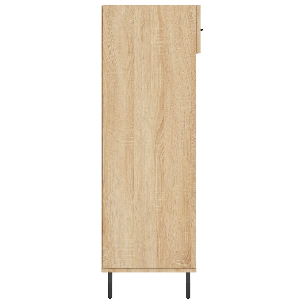 Schoenenkast 60x35x105 cm bewerkt hout sonoma eikenkleurig Kasten & opbergmeubelen | Creëer jouw Trendy Thuis | Gratis bezorgd & Retour | Trendy.nl