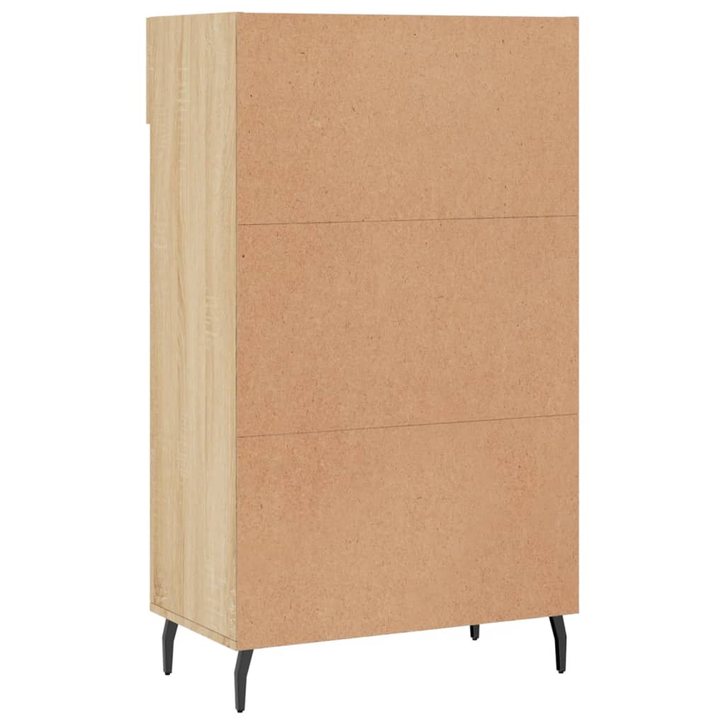 Schoenenkast 60x35x105 cm bewerkt hout sonoma eikenkleurig Kasten & opbergmeubelen | Creëer jouw Trendy Thuis | Gratis bezorgd & Retour | Trendy.nl