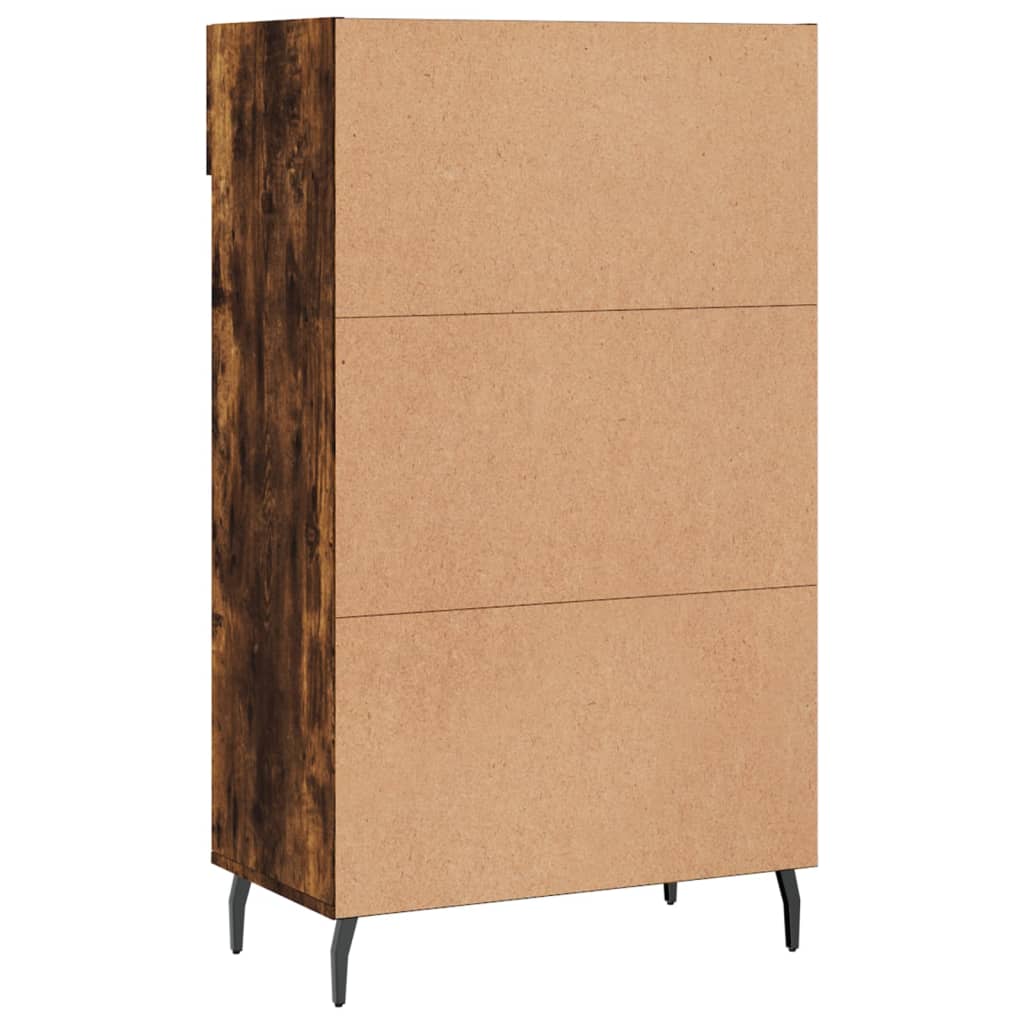 Schoenenkast 60x35x105 cm bewerkt hout gerookt eikenkleurig Kasten & opbergmeubelen | Creëer jouw Trendy Thuis | Gratis bezorgd & Retour | Trendy.nl