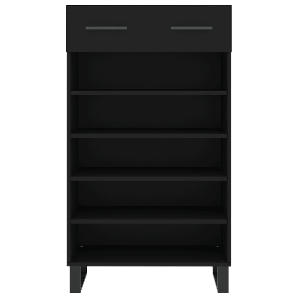 Schoenenkast 60x35x105 cm bewerkt hout zwart Kasten & opbergmeubelen | Creëer jouw Trendy Thuis | Gratis bezorgd & Retour | Trendy.nl