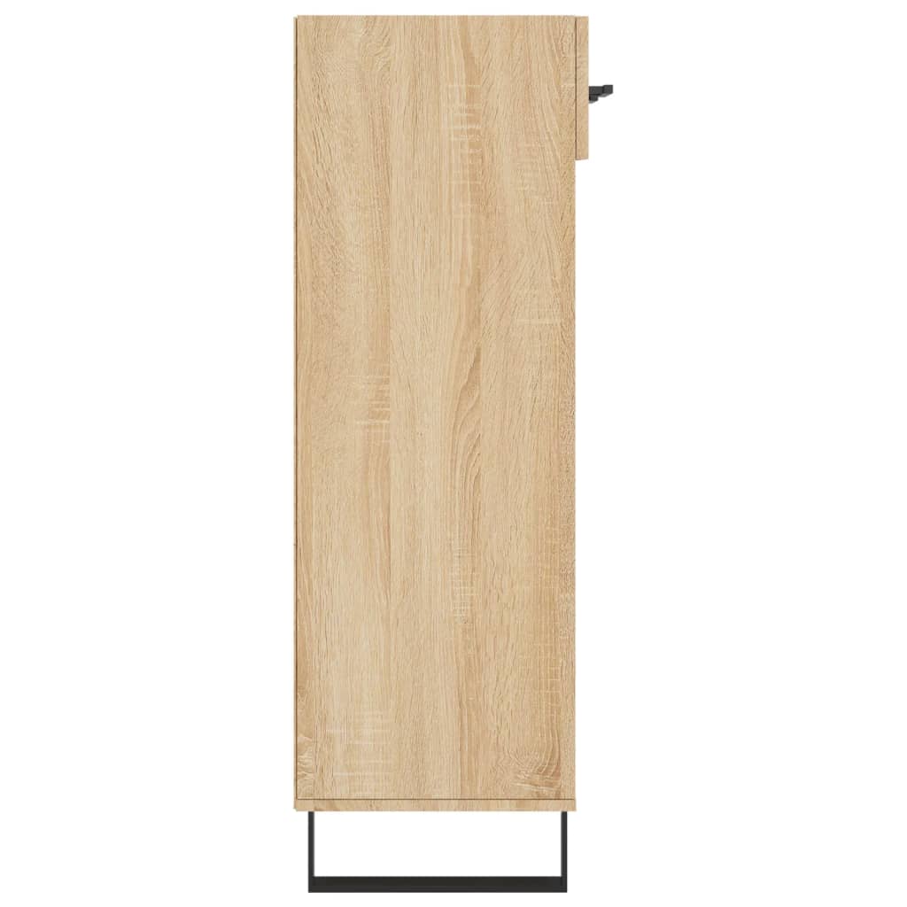 Schoenenkast 60x35x105 cm bewerkt hout sonoma eikenkleurig Kasten & opbergmeubelen | Creëer jouw Trendy Thuis | Gratis bezorgd & Retour | Trendy.nl