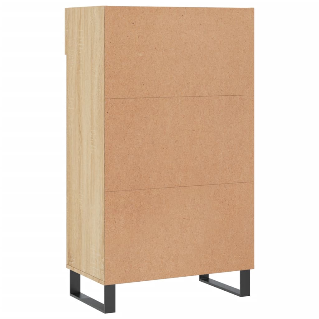 Schoenenkast 60x35x105 cm bewerkt hout sonoma eikenkleurig Kasten & opbergmeubelen | Creëer jouw Trendy Thuis | Gratis bezorgd & Retour | Trendy.nl