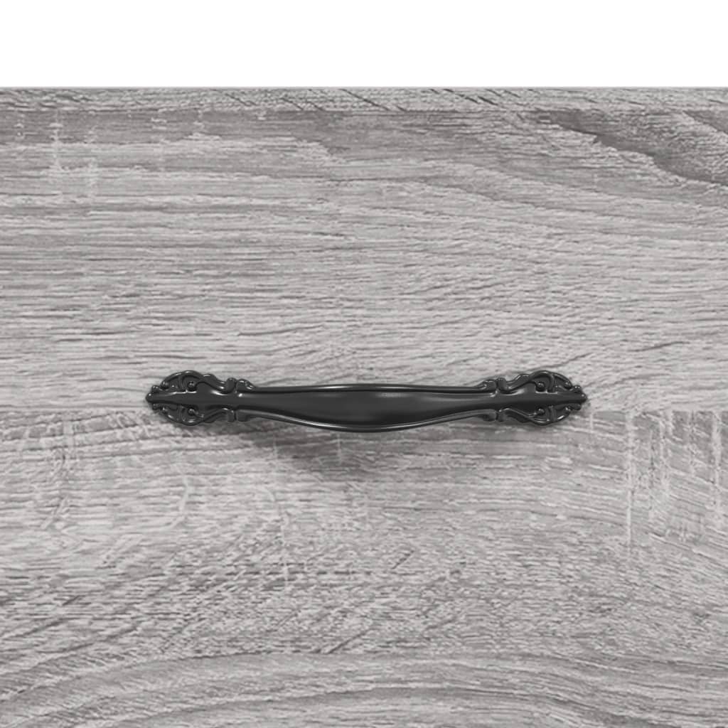 Schoenenkast 30x35x105 cm bewerkt hout grijs sonoma eikenkleur
