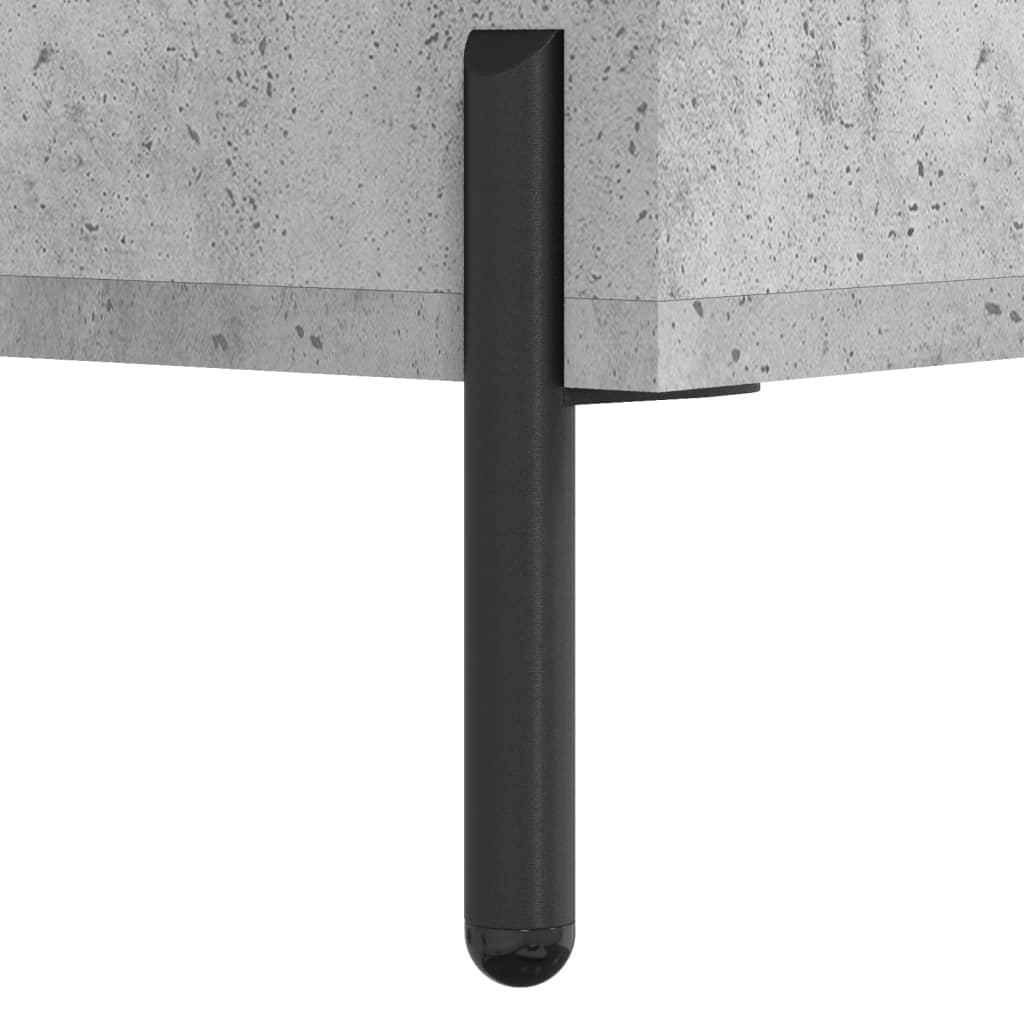 Schoenenkast 30x35x105 cm bewerkt hout betongrijs