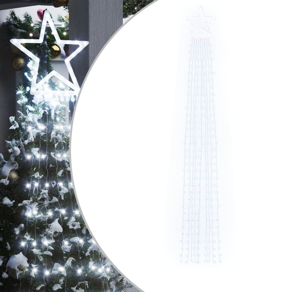 Kerstboomverlichting 320 koudwitte LED's 375 cm Kerstverlichting | Creëer jouw Trendy Thuis | Gratis bezorgd & Retour | Trendy.nl