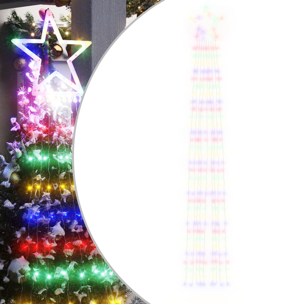 Kerstboomverlichting 320 kleurrijke LED's 375 cm Kerstverlichting | Creëer jouw Trendy Thuis | Gratis bezorgd & Retour | Trendy.nl