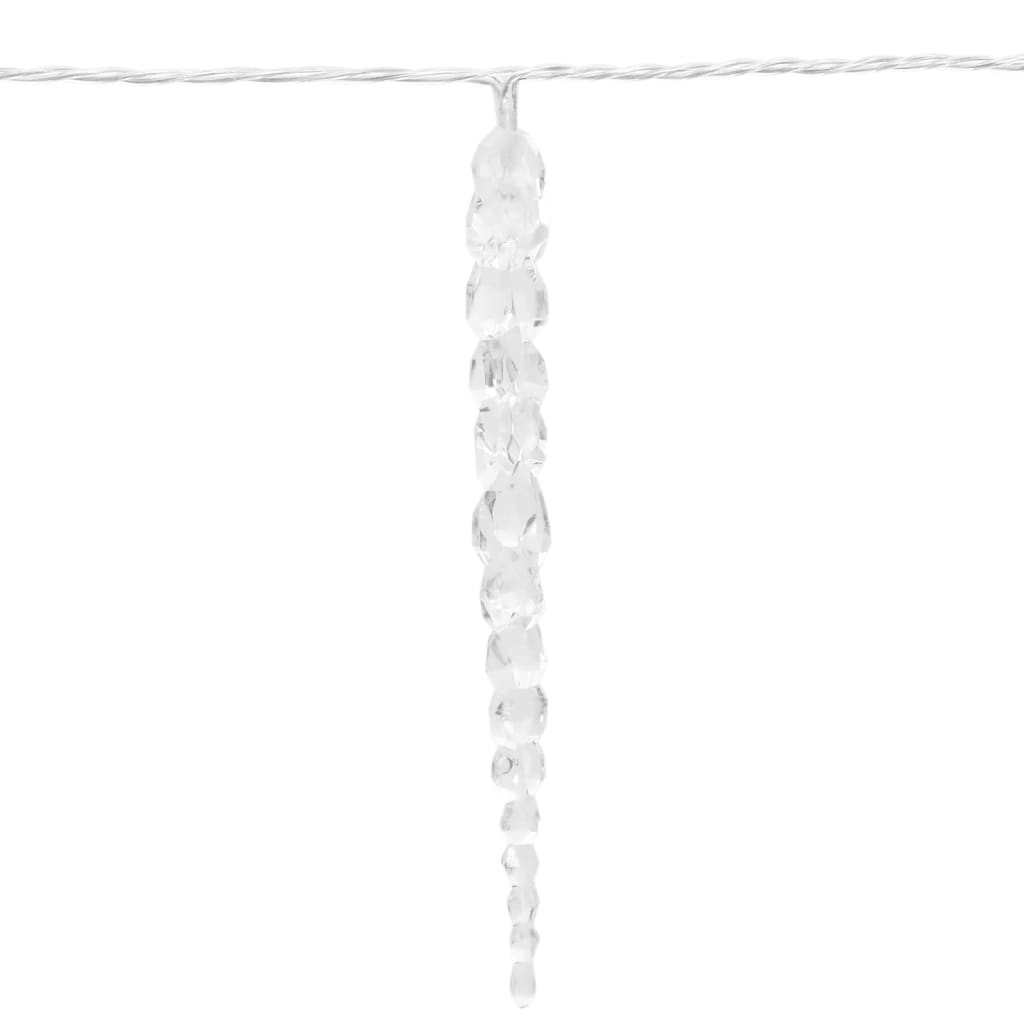 Kerstverlichting ijspegels 200 koudwitte LED's 20 m acryl PVC Kerstverlichting | Creëer jouw Trendy Thuis | Gratis bezorgd & Retour | Trendy.nl