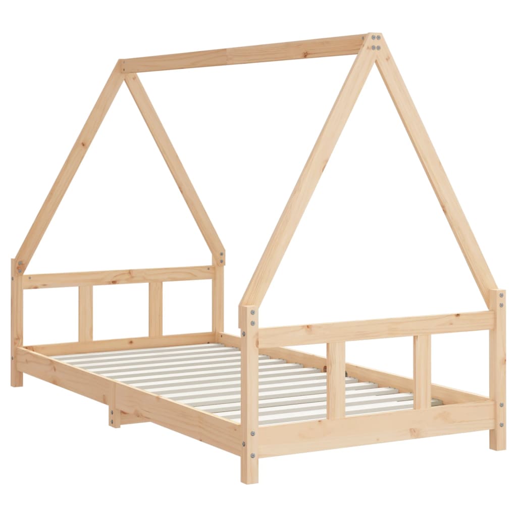 Kinderbedframe 90x190 cm massief grenenhout Peuter- & kinderbedden | Creëer jouw Trendy Thuis | Gratis bezorgd & Retour | Trendy.nl