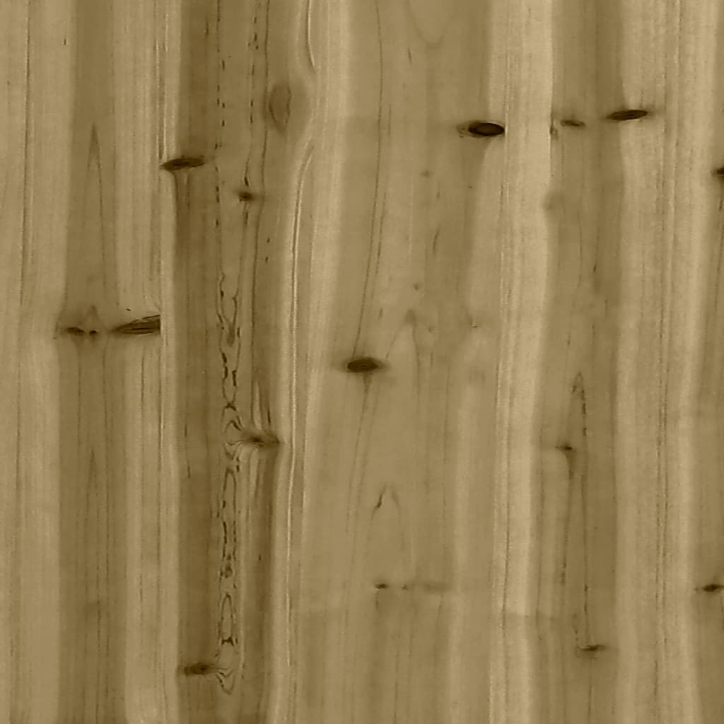 Tuinbank schanskorfontwerp 100x102x72 cm geïmpregneerd hout