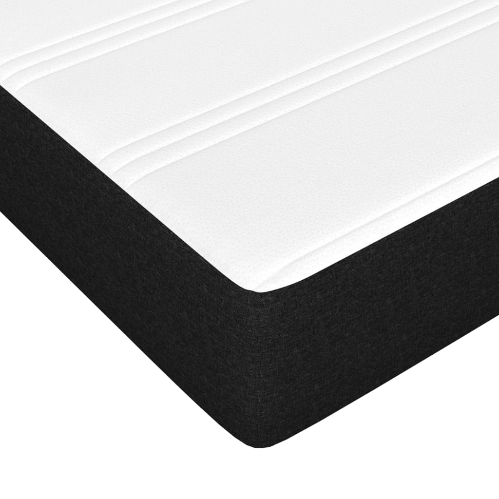 Boxspring met matras stof zwart 140x200 cm Bedden & bedframes | Creëer jouw Trendy Thuis | Gratis bezorgd & Retour | Trendy.nl
