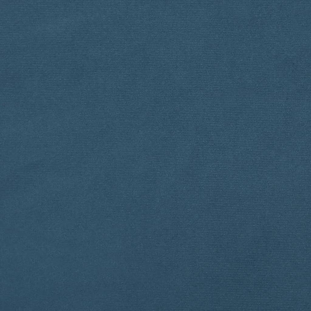 Boxspring met matras fluweel donkerblauw 180x200 cm Bedden & bedframes | Creëer jouw Trendy Thuis | Gratis bezorgd & Retour | Trendy.nl