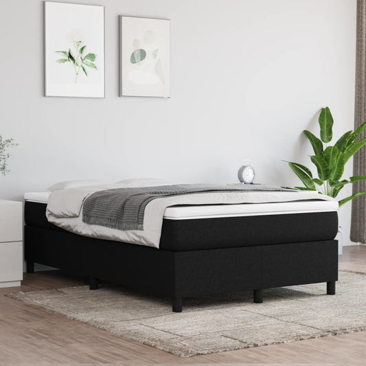 Luxe zwarte boxspring met matras - 120x200 cm, een perfecte match voor jouw slaapkamer!