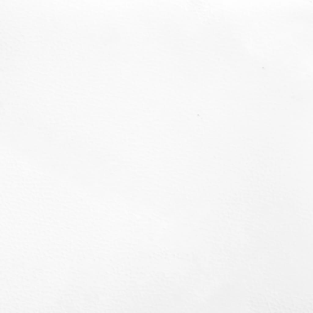 Boxspring met matras kunstleer wit 90x190 cm Bedden & bedframes | Creëer jouw Trendy Thuis | Gratis bezorgd & Retour | Trendy.nl
