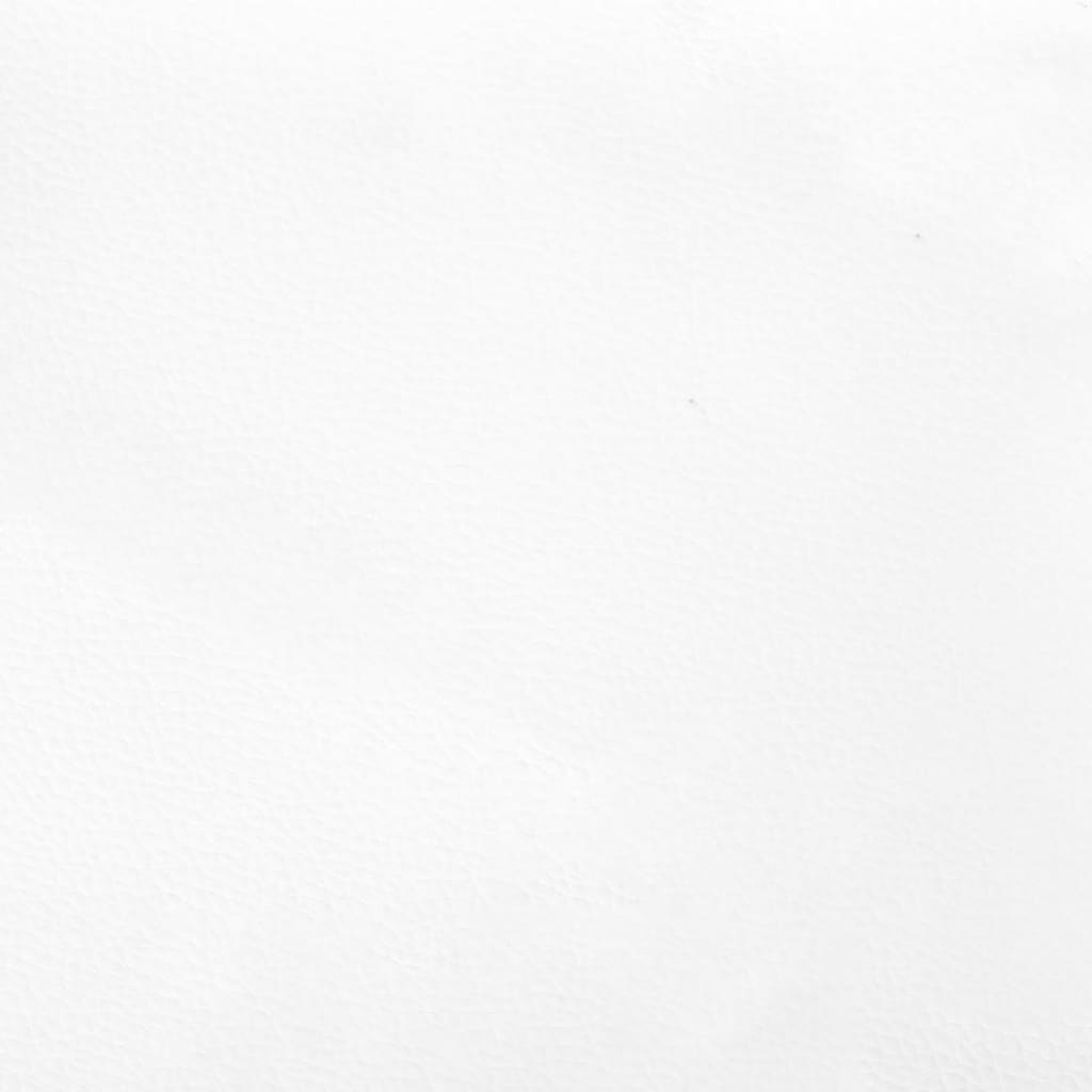 Boxspring met matras kunstleer wit 140x190 cm Bedden & bedframes | Creëer jouw Trendy Thuis | Gratis bezorgd & Retour | Trendy.nl