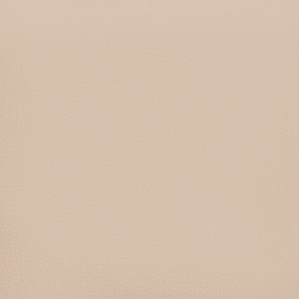 Boxspring met matras kunstleer cappuccinokleurig 140x200 cm Bedden & bedframes | Creëer jouw Trendy Thuis | Gratis bezorgd & Retour | Trendy.nl