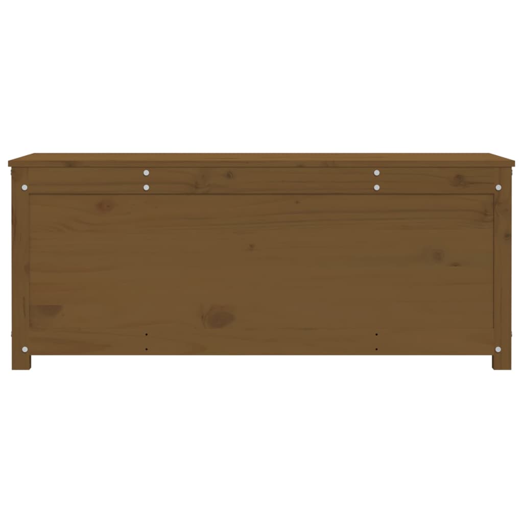 Opbergbox honingbruin 110x50x45,5 cm massief grenenhout