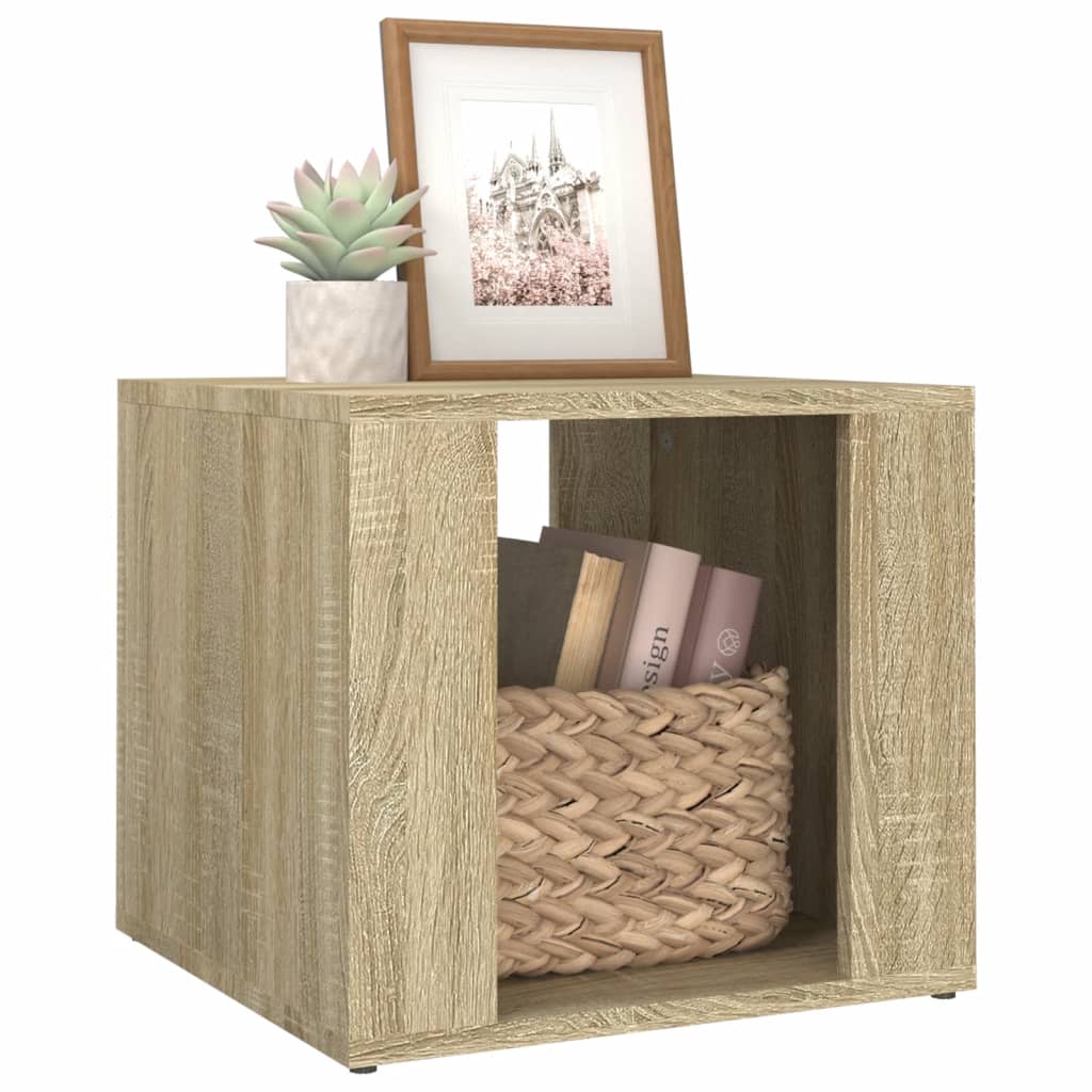 Nachtkastje 41x40x36 cm bewerkt hout sonoma eikenkleurig Nachtkastjes | Creëer jouw Trendy Thuis | Gratis bezorgd & Retour | Trendy.nl