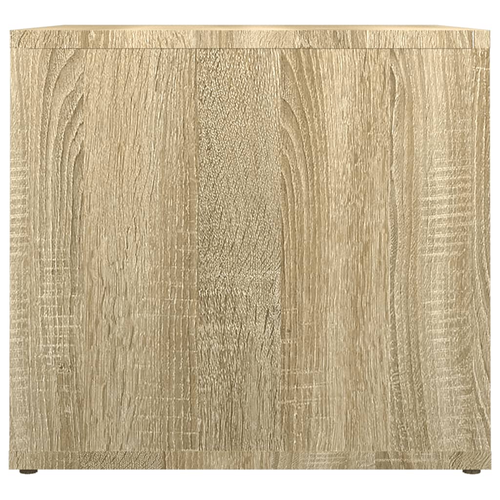 Nachtkastje 41x40x36 cm bewerkt hout sonoma eikenkleurig Nachtkastjes | Creëer jouw Trendy Thuis | Gratis bezorgd & Retour | Trendy.nl