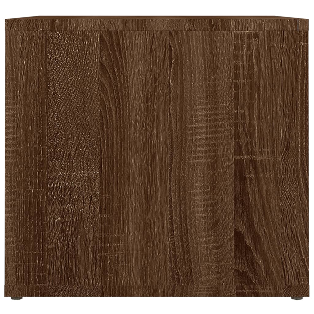 Nachtkastje 41x40x36 cm bewerkt hout bruineikenkleurig Nachtkastjes | Creëer jouw Trendy Thuis | Gratis bezorgd & Retour | Trendy.nl