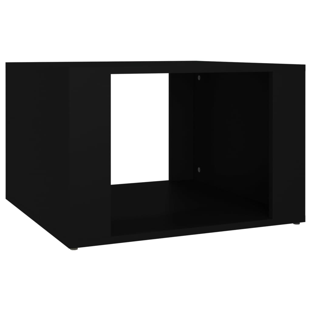 Nachtkastje 57x55x36 cm bewerkt hout zwart Nachtkastjes | Creëer jouw Trendy Thuis | Gratis bezorgd & Retour | Trendy.nl