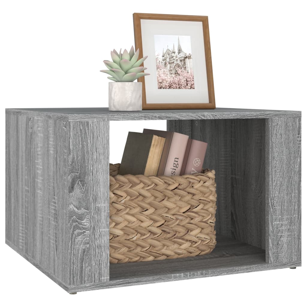 Nachtkastje 57x55x36 cm bewerkt hout grijs sonoma eikenkleurig Nachtkastjes | Creëer jouw Trendy Thuis | Gratis bezorgd & Retour | Trendy.nl