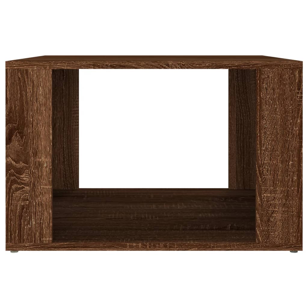 Nachtkastje 57x55x36 cm bewerkt hout bruin eikenkleur Nachtkastjes | Creëer jouw Trendy Thuis | Gratis bezorgd & Retour | Trendy.nl