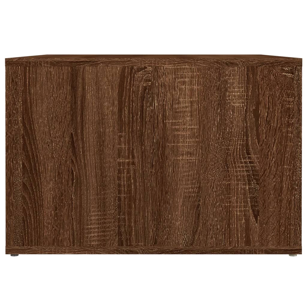 Nachtkastje 57x55x36 cm bewerkt hout bruin eikenkleur Nachtkastjes | Creëer jouw Trendy Thuis | Gratis bezorgd & Retour | Trendy.nl