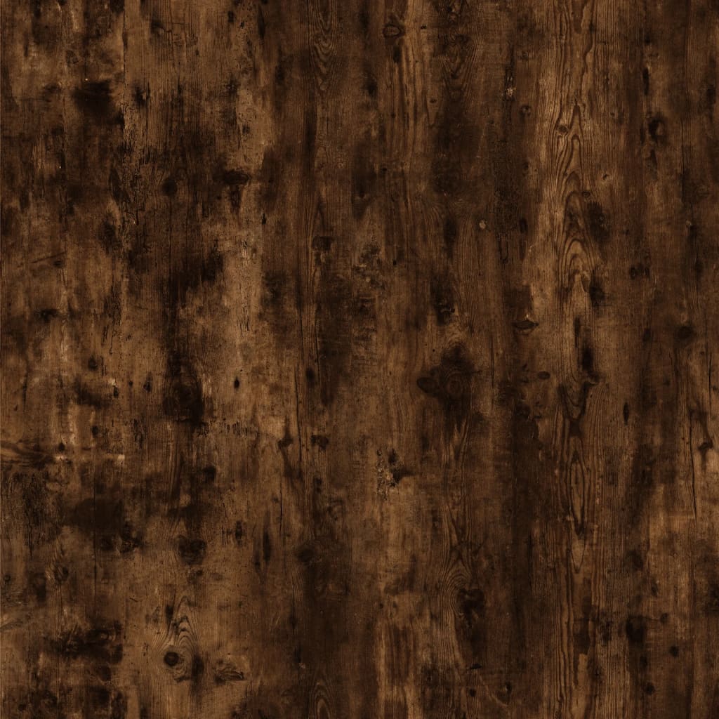 Bureaukastje 40x49x75 cm bewerkt hout gerookt eikenkleurig