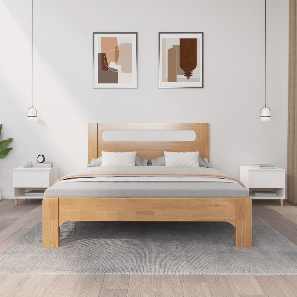 Nachtkastjes 2 st 50x46x50 cm bewerkt hout wit Nachtkastjes | Creëer jouw Trendy Thuis | Gratis bezorgd & Retour | Trendy.nl