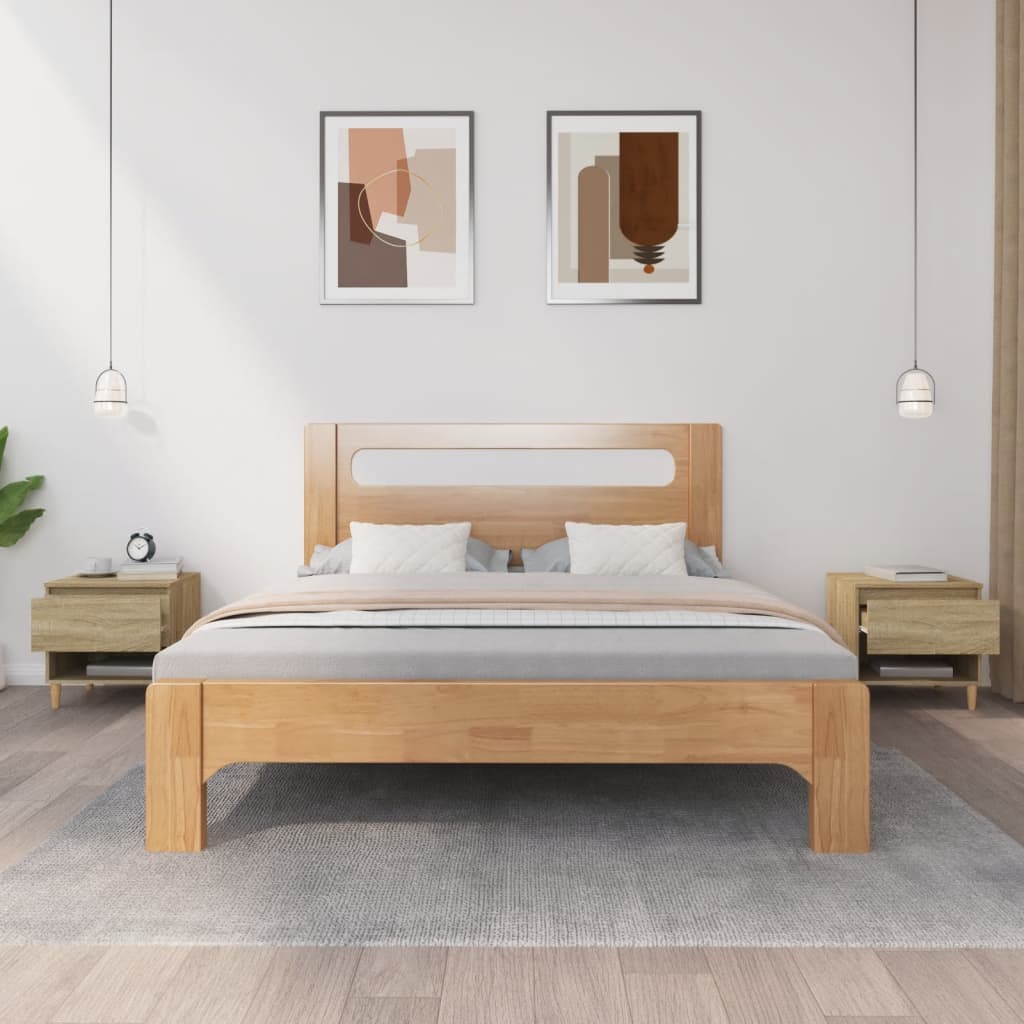 Nachtkastjes 2 st 50x46x50 cm bewerkt hout sonoma eikenkleurig Nachtkastjes | Creëer jouw Trendy Thuis | Gratis bezorgd & Retour | Trendy.nl