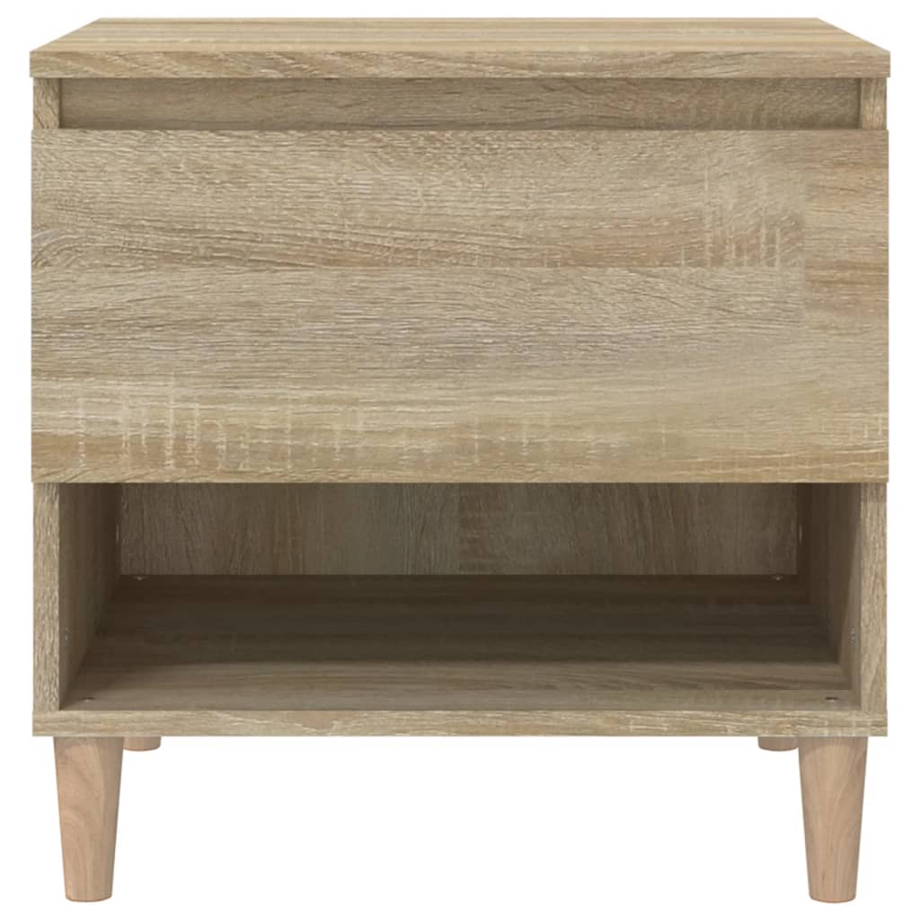 Nachtkastjes 2 st 50x46x50 cm bewerkt hout sonoma eikenkleurig Nachtkastjes | Creëer jouw Trendy Thuis | Gratis bezorgd & Retour | Trendy.nl