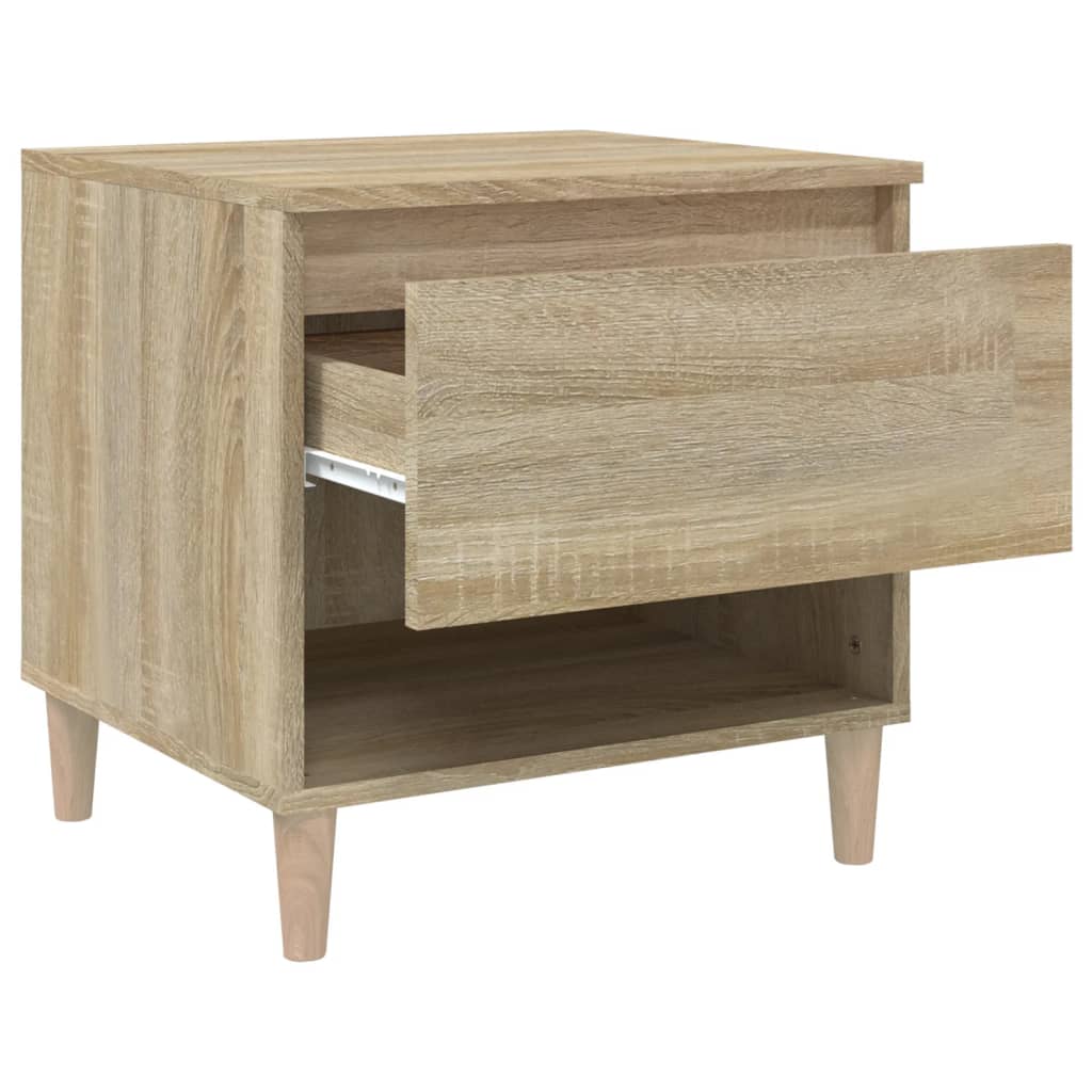 Nachtkastjes 2 st 50x46x50 cm bewerkt hout sonoma eikenkleurig Nachtkastjes | Creëer jouw Trendy Thuis | Gratis bezorgd & Retour | Trendy.nl