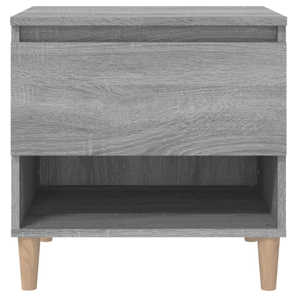 Nachtkastje 50x46x50 cm bewerkt hout grijs sonoma eikenkleur Nachtkastjes | Creëer jouw Trendy Thuis | Gratis bezorgd & Retour | Trendy.nl