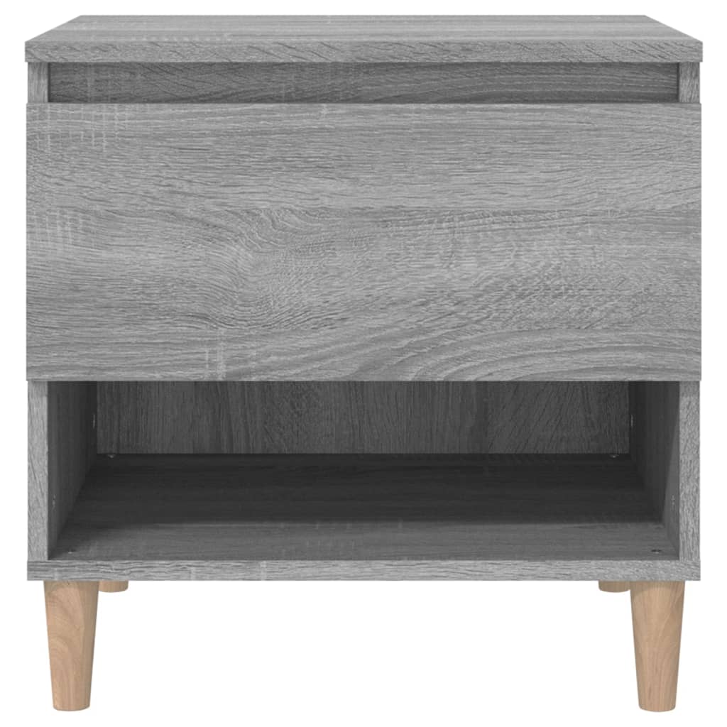 Nachtkastjes 2 st 50x46x50 cm bewerkt hout grijs sonoma eiken Nachtkastjes | Creëer jouw Trendy Thuis | Gratis bezorgd & Retour | Trendy.nl