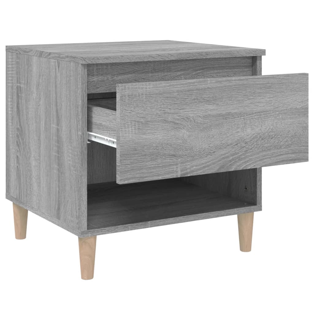 Nachtkastjes 2 st 50x46x50 cm bewerkt hout grijs sonoma eiken Nachtkastjes | Creëer jouw Trendy Thuis | Gratis bezorgd & Retour | Trendy.nl