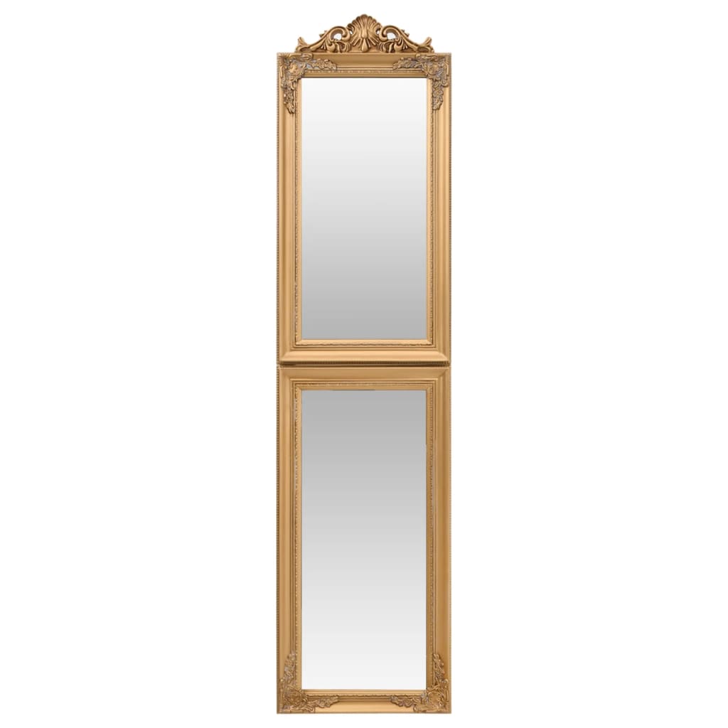 Spiegel vrijstaand 40x160 cm goudkleurig Spiegels | Creëer jouw Trendy Thuis | Gratis bezorgd & Retour | Trendy.nl