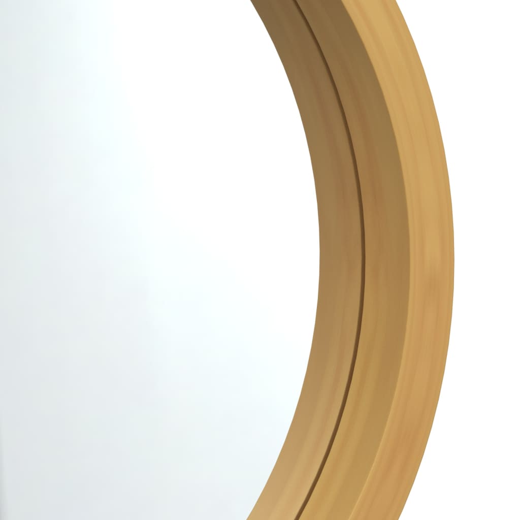 Wandspiegel met band Ø 55 cm goudkleurig Spiegels | Creëer jouw Trendy Thuis | Gratis bezorgd & Retour | Trendy.nl