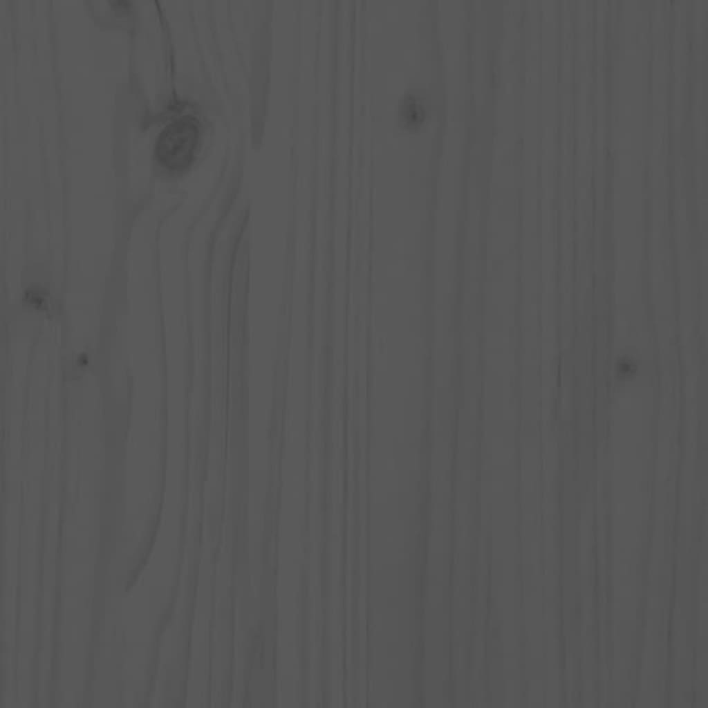 Tuintafel 82,5x50,5x45 cm massief grenenhout grijs Tuintafels | Creëer jouw Trendy Thuis | Gratis bezorgd & Retour | Trendy.nl