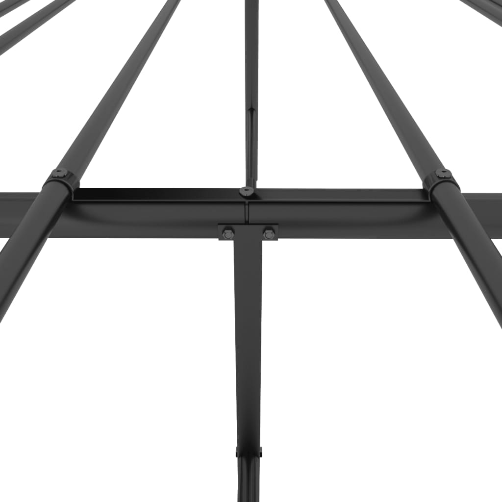 Bedframe metaal zwart 140x200 cm Bedden & bedframes | Creëer jouw Trendy Thuis | Gratis bezorgd & Retour | Trendy.nl