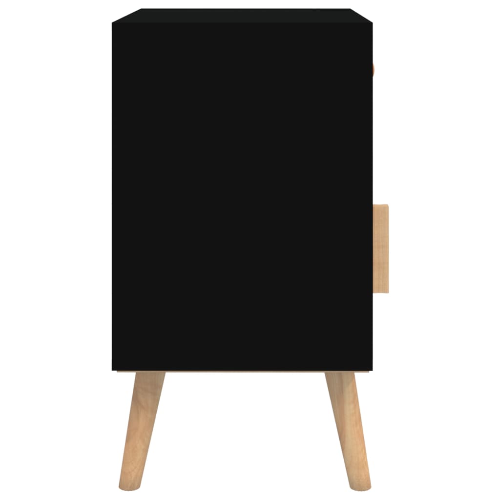 Nachtkastjes 2 st 40x30x55 cm bewerkt hout zwart Nachtkastjes | Creëer jouw Trendy Thuis | Gratis bezorgd & Retour | Trendy.nl