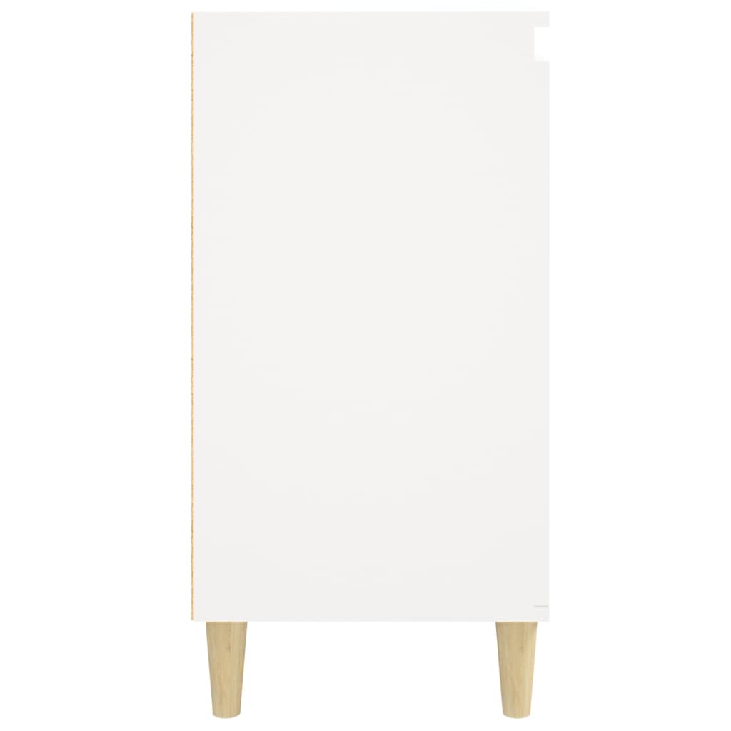Nachtkastje 40x35x70 cm bewerkt hout wit Nachtkastjes | Creëer jouw Trendy Thuis | Gratis bezorgd & Retour | Trendy.nl