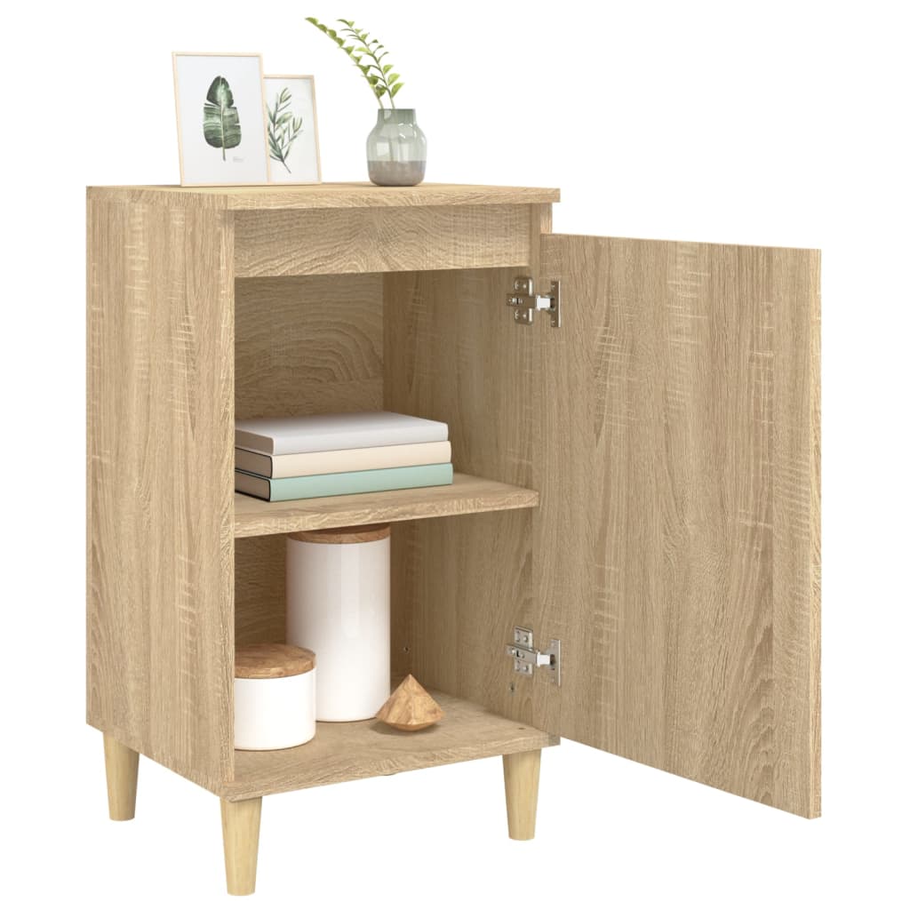 Nachtkastjes 2 st 40x35x70 cm bewerkt hout sonoma eikenkleurig Nachtkastjes | Creëer jouw Trendy Thuis | Gratis bezorgd & Retour | Trendy.nl