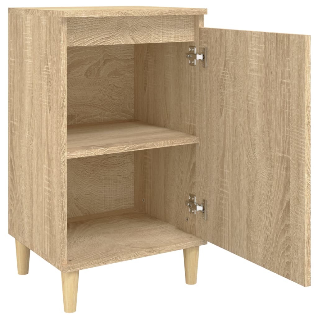 Nachtkastjes 2 st 40x35x70 cm bewerkt hout sonoma eikenkleurig Nachtkastjes | Creëer jouw Trendy Thuis | Gratis bezorgd & Retour | Trendy.nl