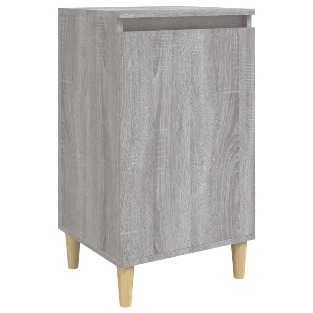 Nachtkastje 40x35x70 cm bewerkt hout grijs sonoma eikenkleurig Nachtkastjes | Creëer jouw Trendy Thuis | Gratis bezorgd & Retour | Trendy.nl