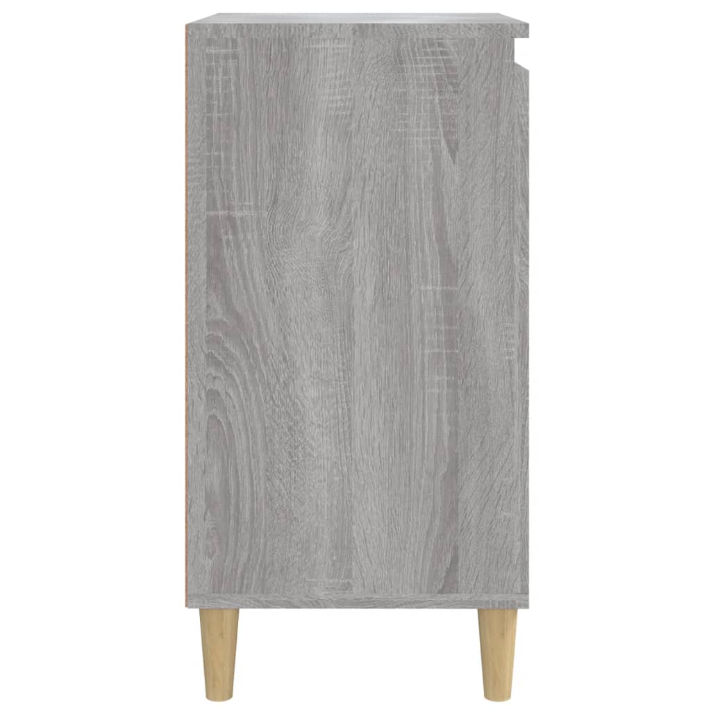 Nachtkastje 40x35x70 cm bewerkt hout grijs sonoma eikenkleurig Nachtkastjes | Creëer jouw Trendy Thuis | Gratis bezorgd & Retour | Trendy.nl