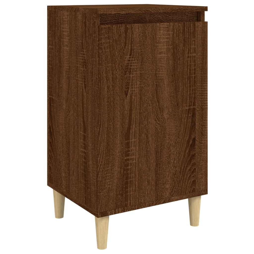 Nachtkastje 40x35x70 cm bewerkt hout bruin eikenkleur Nachtkastjes | Creëer jouw Trendy Thuis | Gratis bezorgd & Retour | Trendy.nl