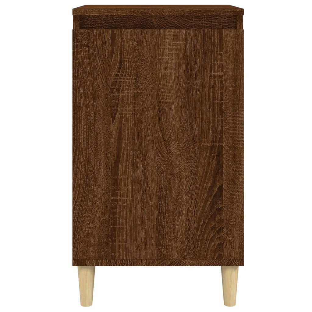 Nachtkastje 40x35x70 cm bewerkt hout bruin eikenkleur Nachtkastjes | Creëer jouw Trendy Thuis | Gratis bezorgd & Retour | Trendy.nl